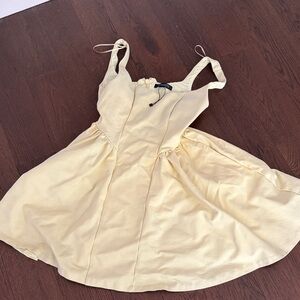 Dynamite Yellow Mini Dress